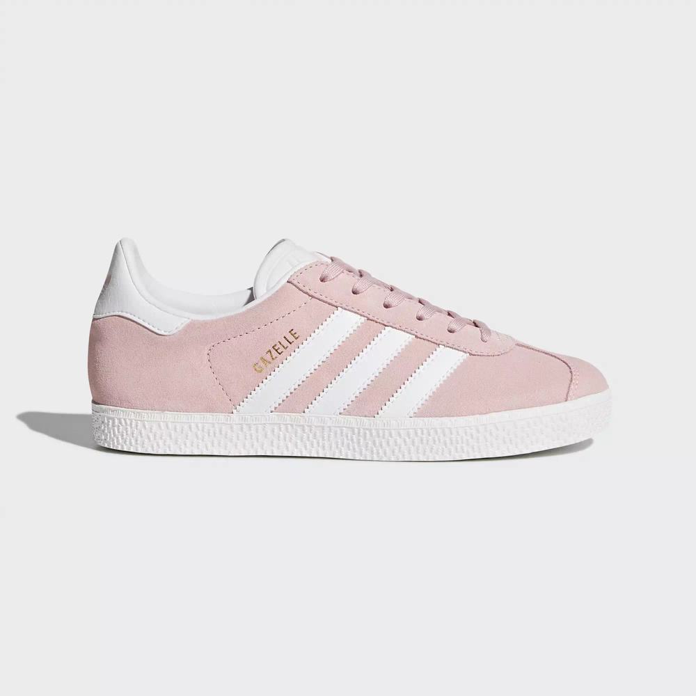 Adidas Gazelle Tenis Rosas Para Niño (MX-13088)